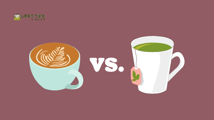 Grüner Tee vs. Kaffee - Leos-Tee